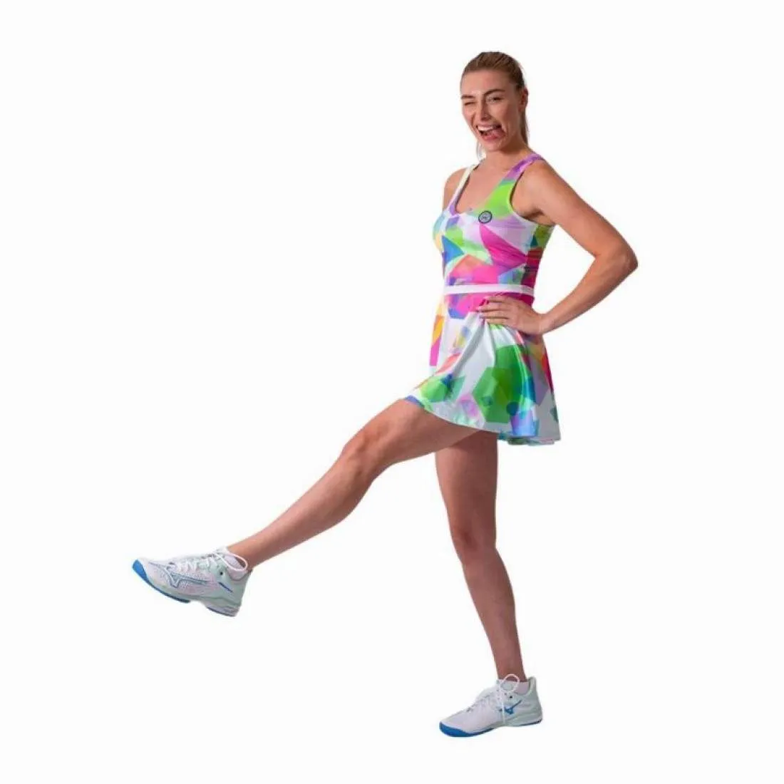 Vestido Bidi Badu Kaleido Blanco Mix | BIDI BADU