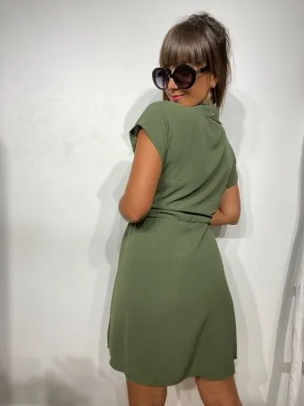 Vestido Camisero ROMINA Verde Militar