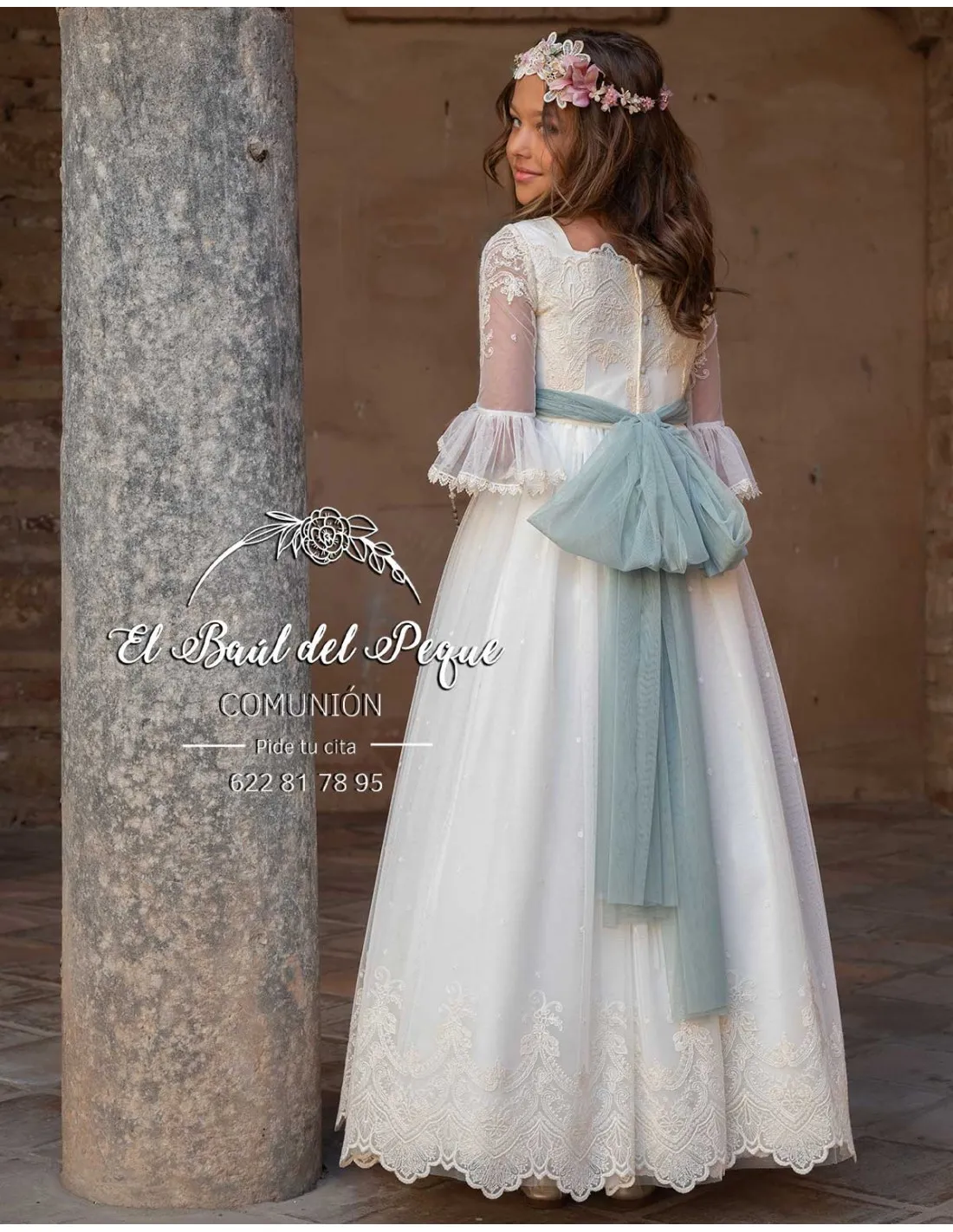 Vestido Comunión Modelo Jolie Manuela Macías 2024