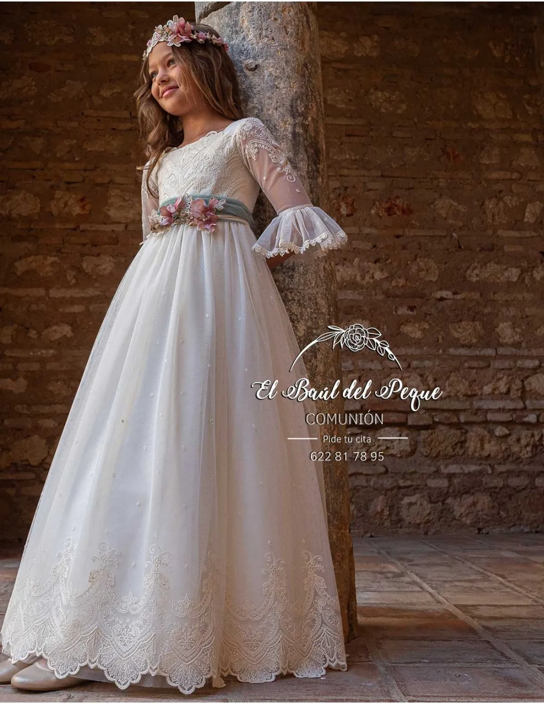 Vestido Comunión Modelo Jolie Manuela Macías 2024