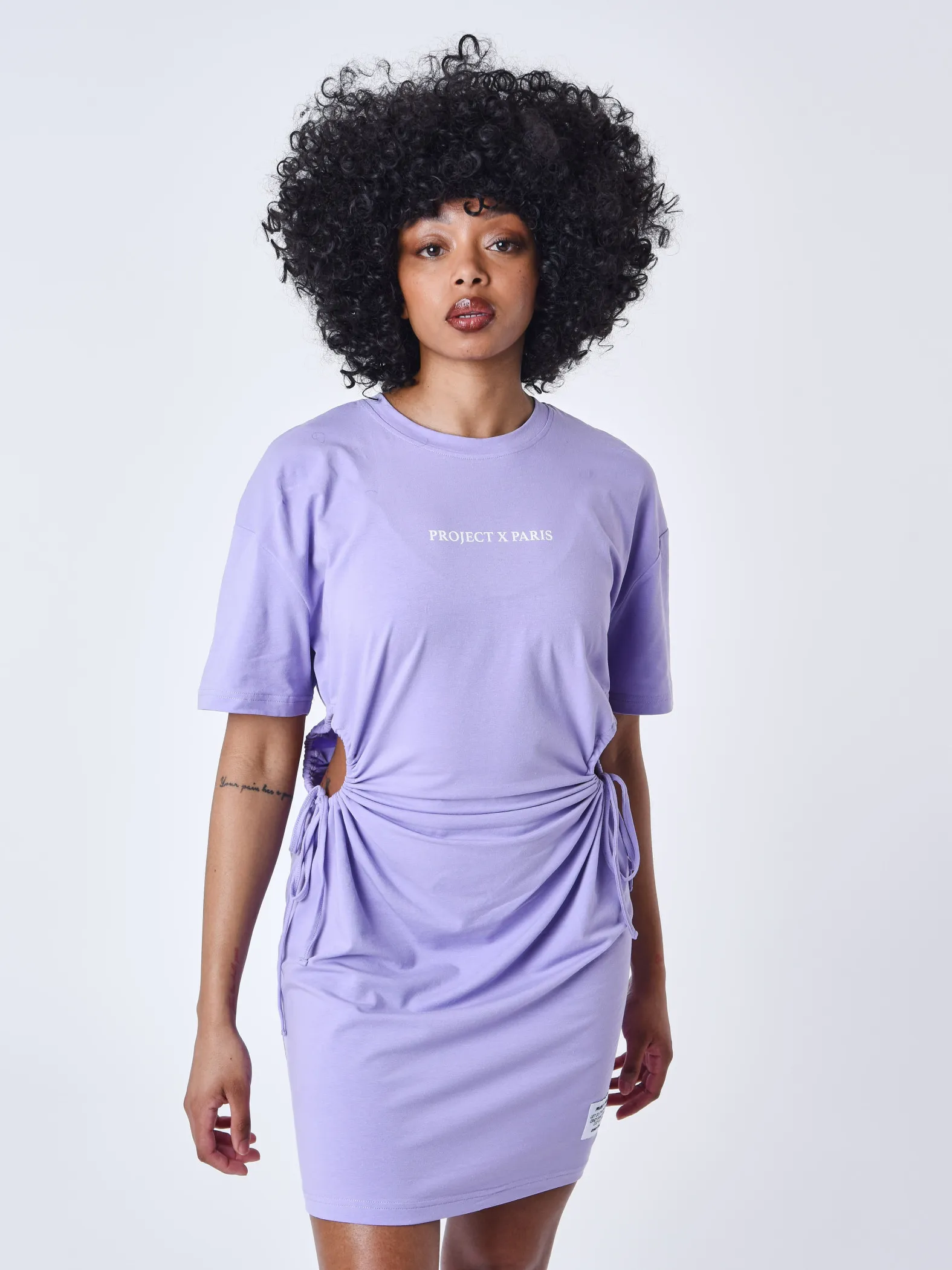 Vestido con cordón