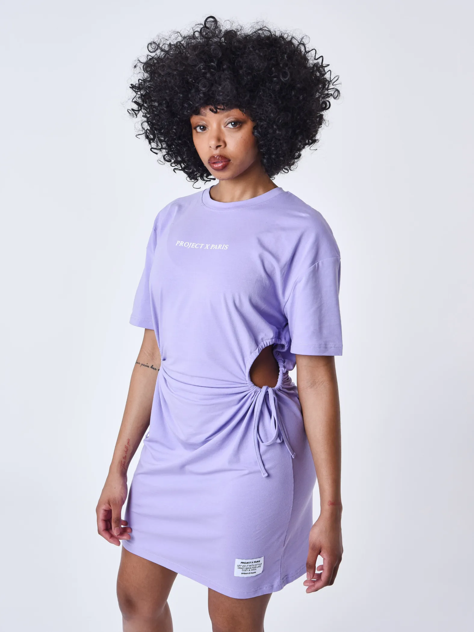 Vestido con cordón