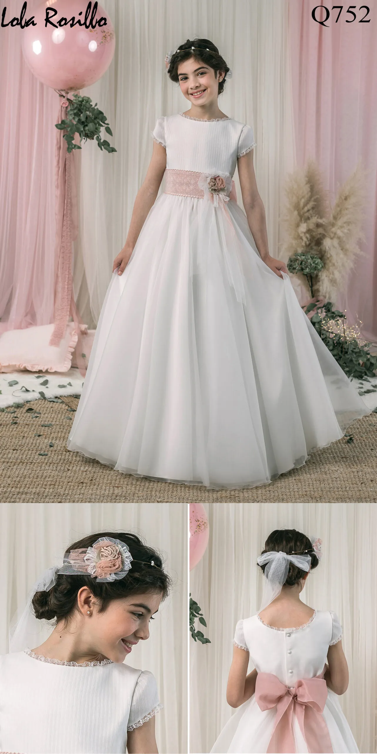 Vestido de Comunión “Andrea” Q752