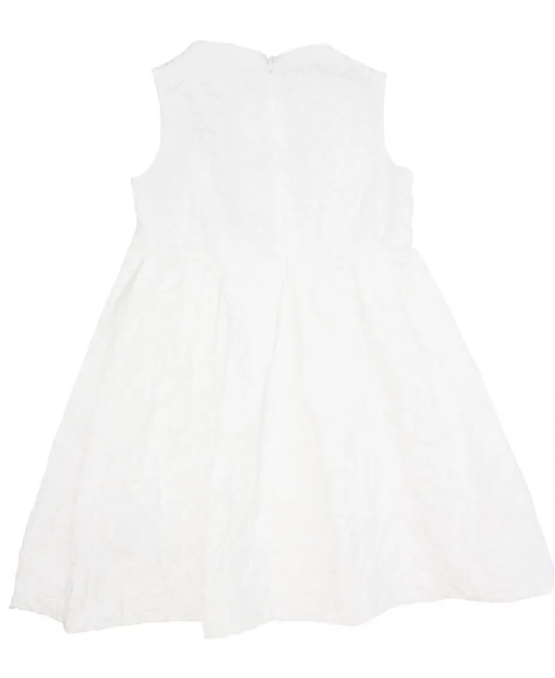 Vestido Simonetta Niña Blanco Detalle Perlas