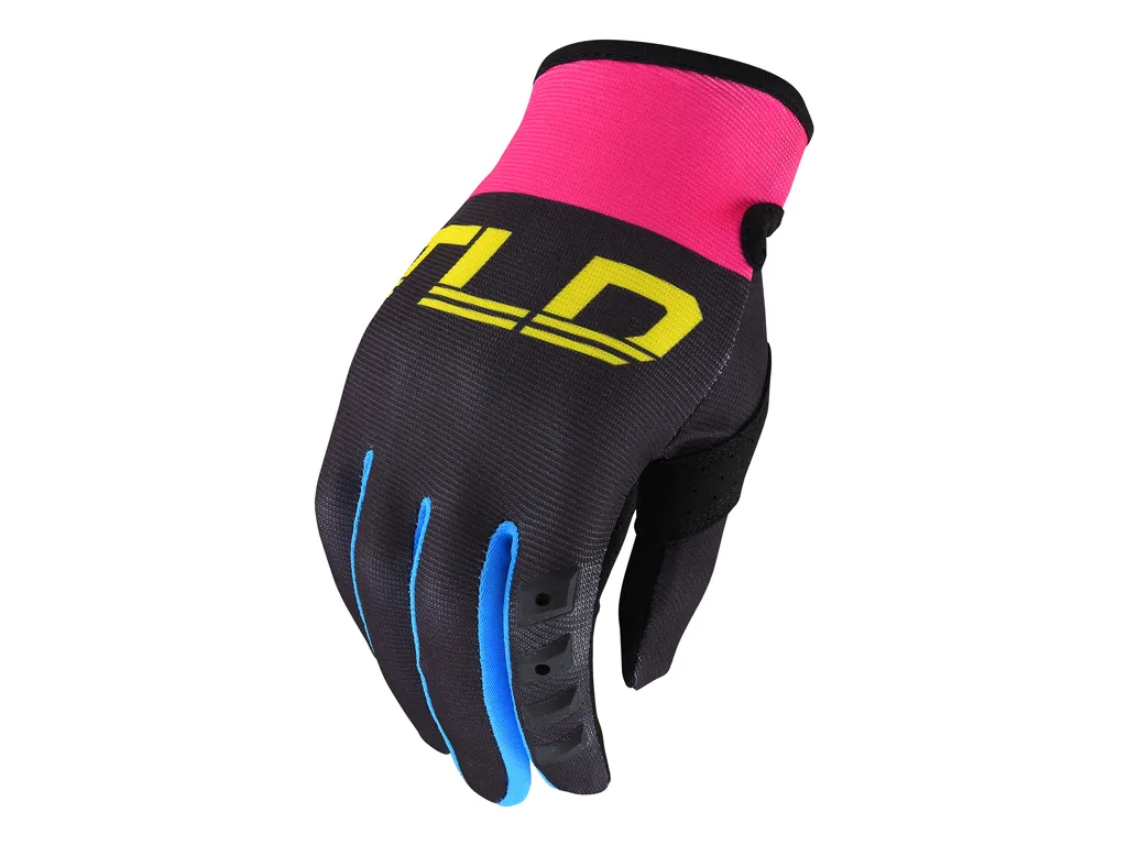 WOMENS GP GLOVE BLACK / YELLOW M