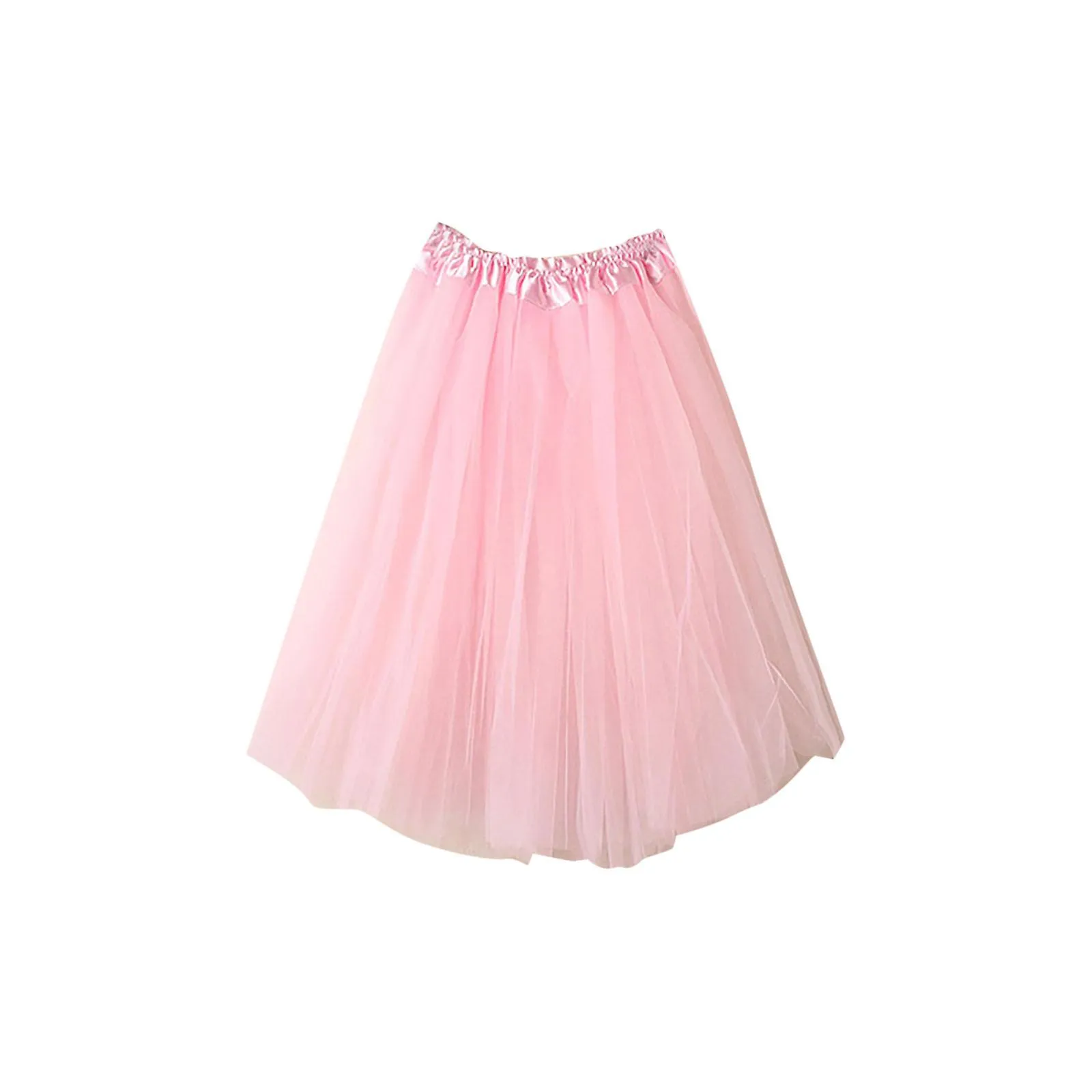 Womens High Quality Pleated Gauze Short Skirt Adult Tutu Dancing Skirt