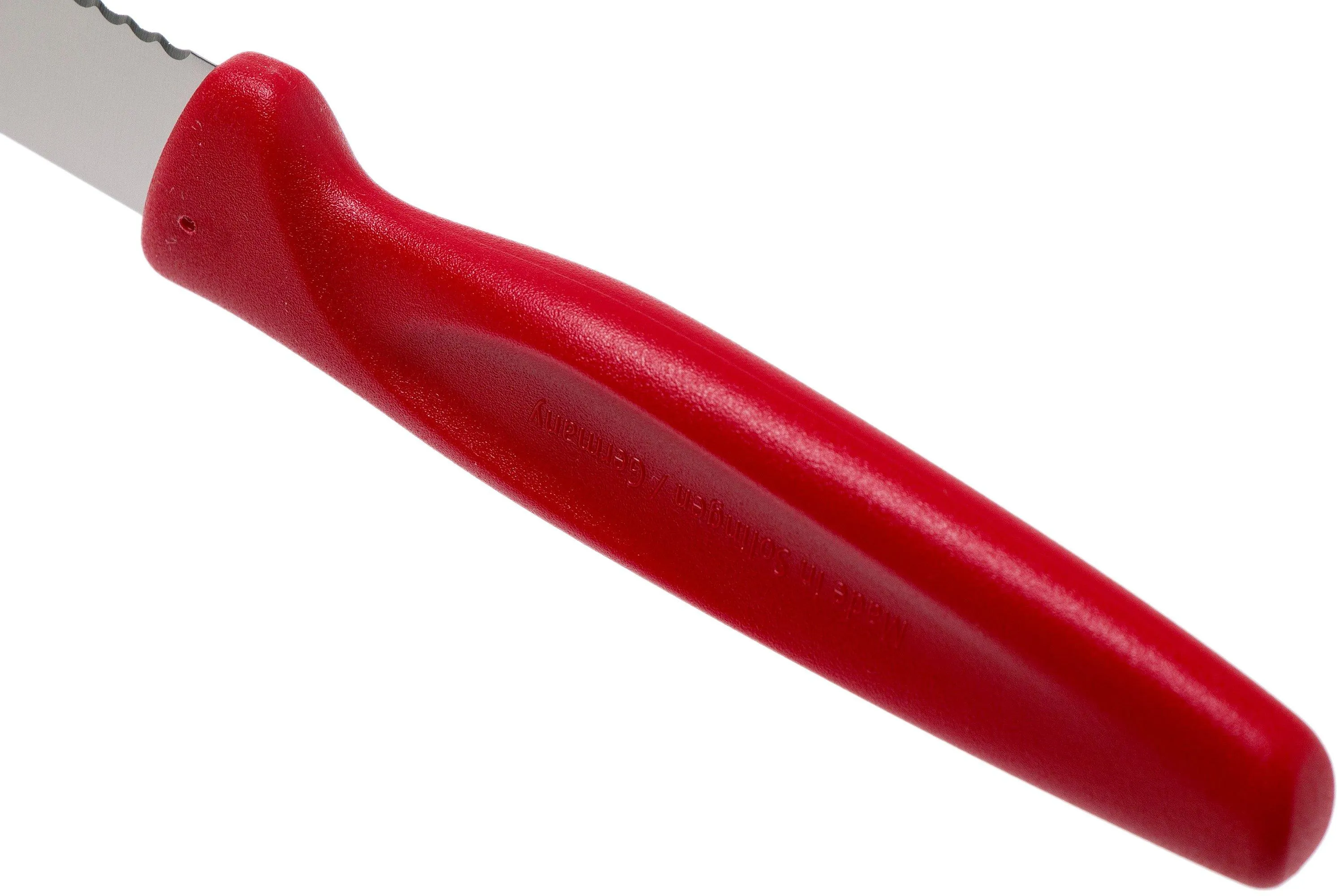 Wüsthof Create Collection cuchillo dentado universal 10 cm, rojo
