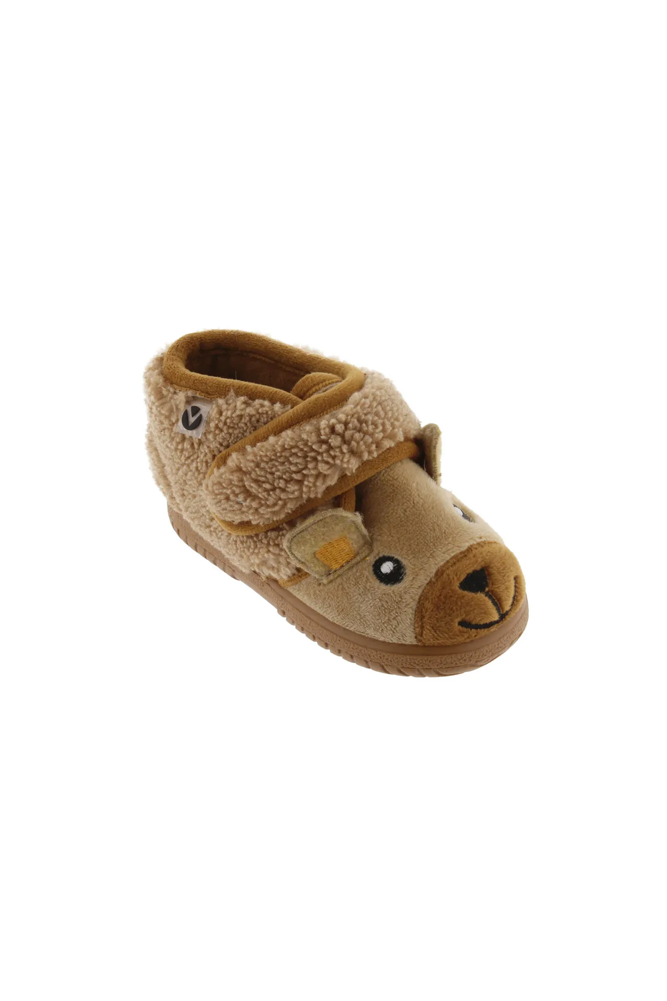 Zapatilla de casa con detalle oso