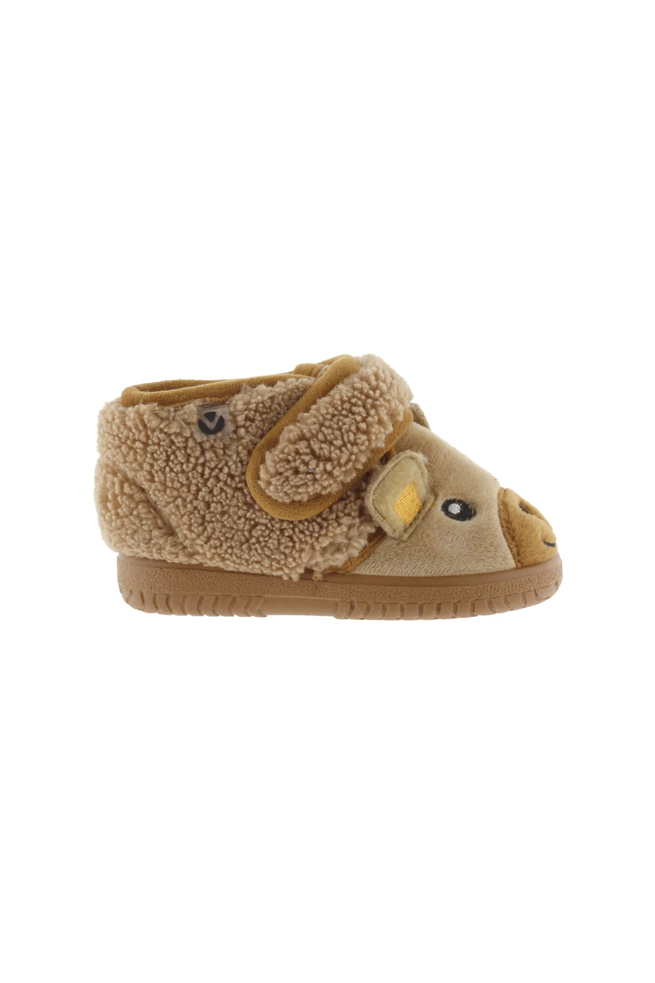 Zapatilla de casa con detalle oso