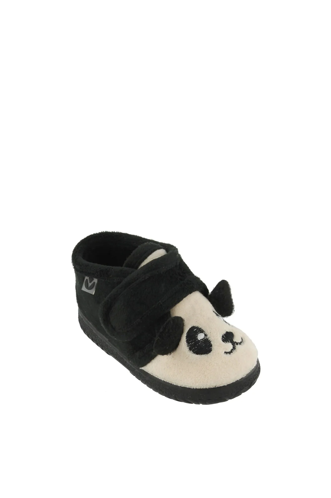 Zapatilla de casa con detalle panda