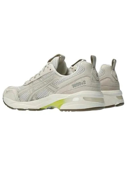 Zapatillas Asics Gel 1090 V2 blanco y neon para mujer