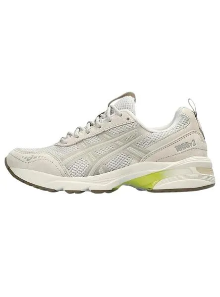 Zapatillas Asics Gel 1090 V2 blanco y neon para mujer