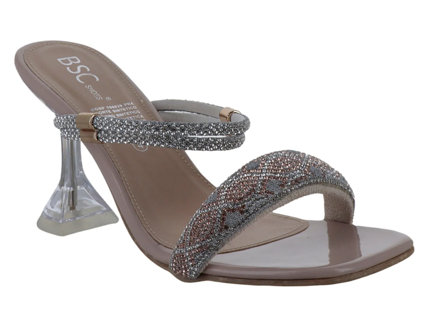 Zapatillas Bsc Shoes 672t Beige Para Mujer