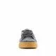 Zapatillas lona SHOECOLOGY veganas azules con suela y talón marrón