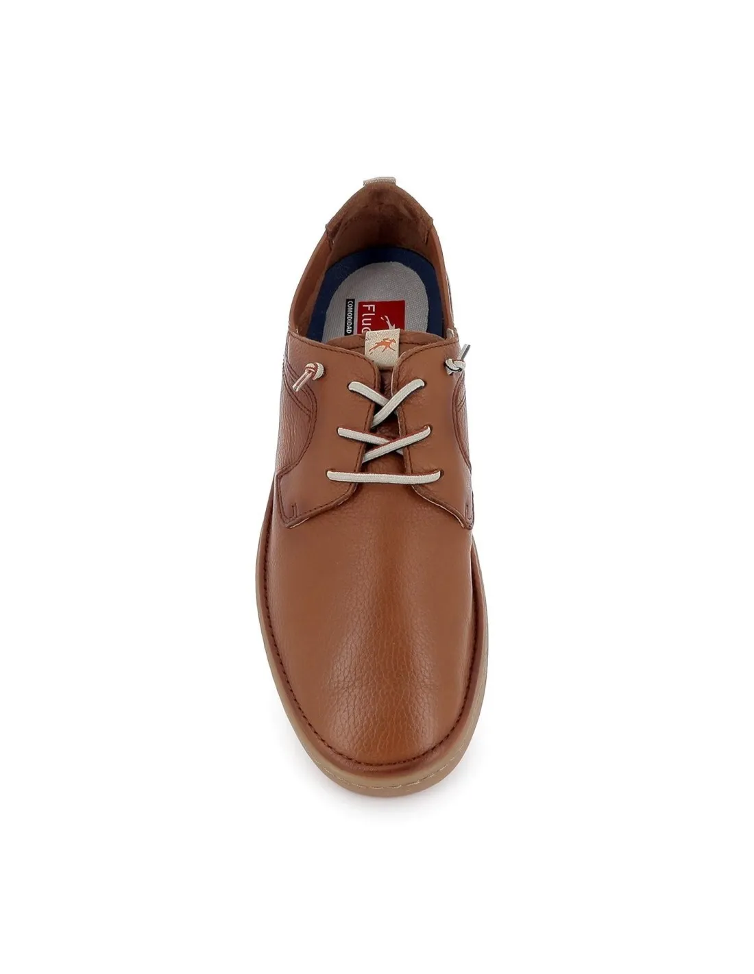 Zapato de cordones diario piel casual cosido hombre cuero Fluchos