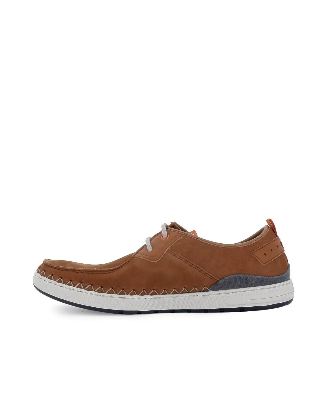 Zapato de cordones diario piel nobuck hombre cuero Fluchos