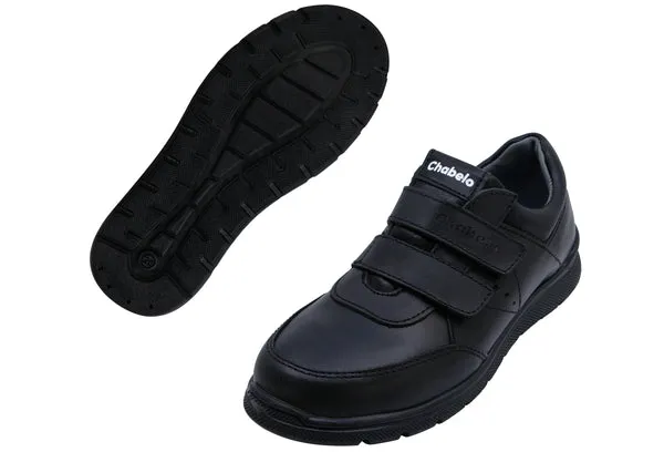 Zapato Niño Escolar Doble  Velcro Chabelo