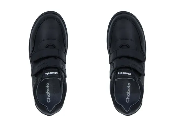 Zapato Niño Escolar Doble  Velcro Chabelo