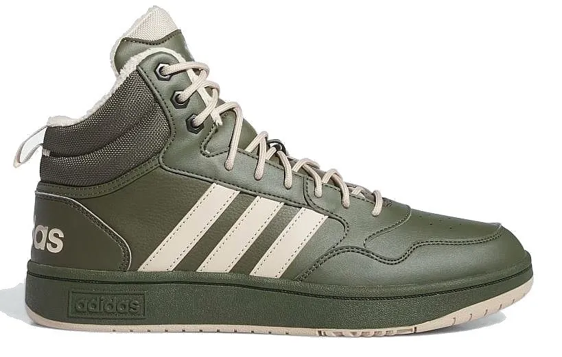zapatos adidas Performance Hoops 3.0 Mid Wtr - Night Cargo/Clay Brown/Core Black - men´s
