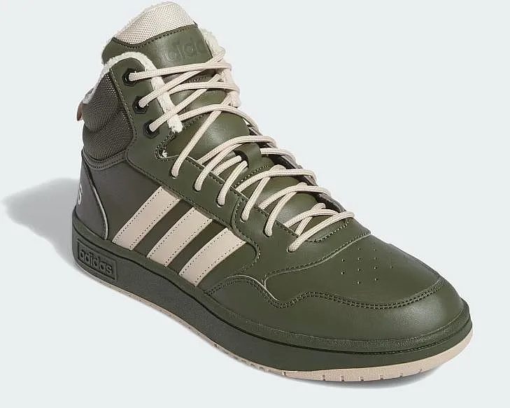 zapatos adidas Performance Hoops 3.0 Mid Wtr - Night Cargo/Clay Brown/Core Black - men´s