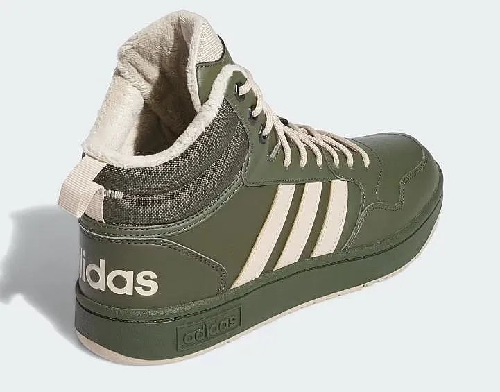 zapatos adidas Performance Hoops 3.0 Mid Wtr - Night Cargo/Clay Brown/Core Black - men´s