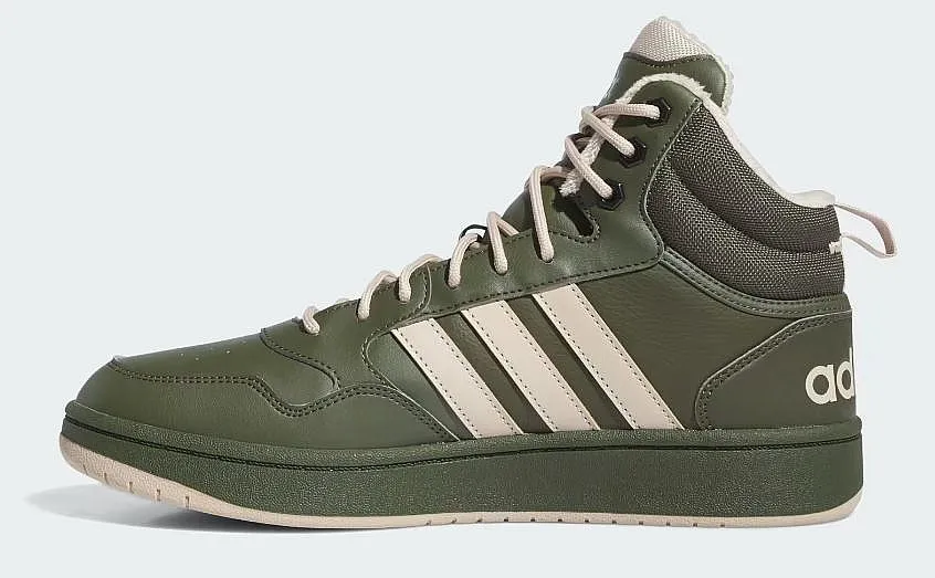 zapatos adidas Performance Hoops 3.0 Mid Wtr - Night Cargo/Clay Brown/Core Black - men´s