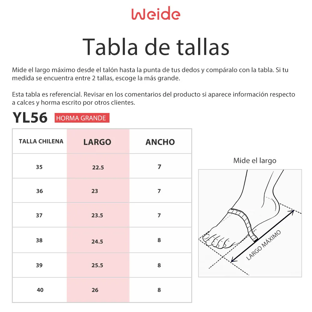 Zapatos Mary Jane Mujer Amelia Negro Weide YL56
