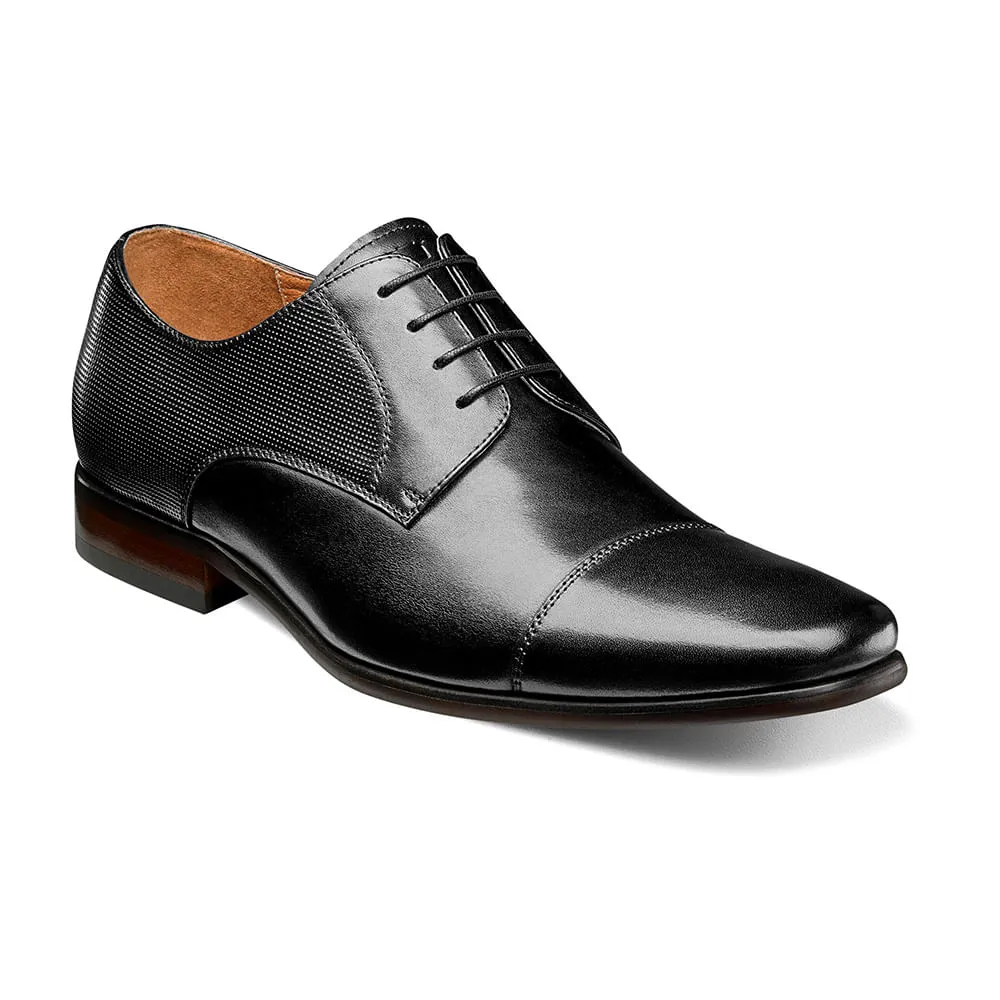 Zapatos Postino Cap Toe Oxford Negro