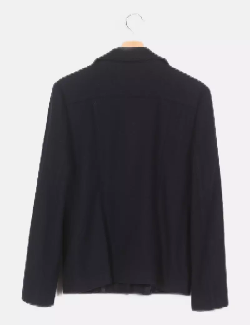 Zara Chaqueta azul marino casual