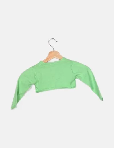 Zara Chaqueta punto verde