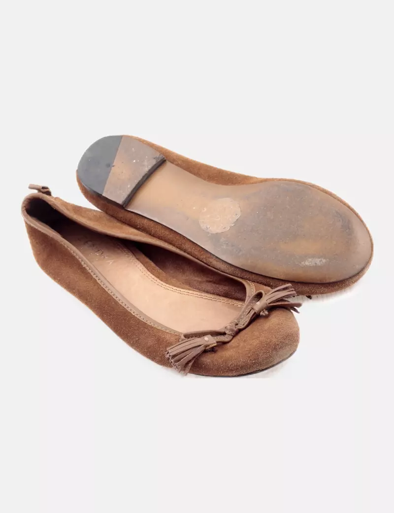 Zendra Bailarina marrón borlas