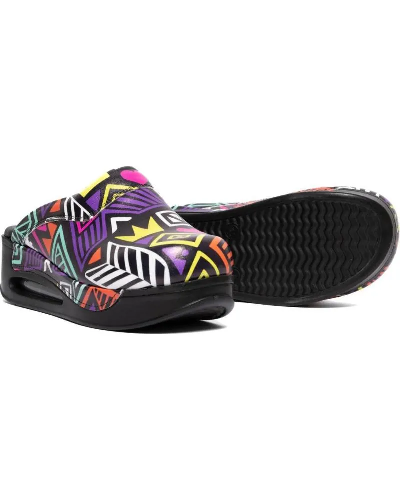 Zuecos de Mujer ZUEKOOS ZUECO SANITARIO TRIANGLES NEGRO