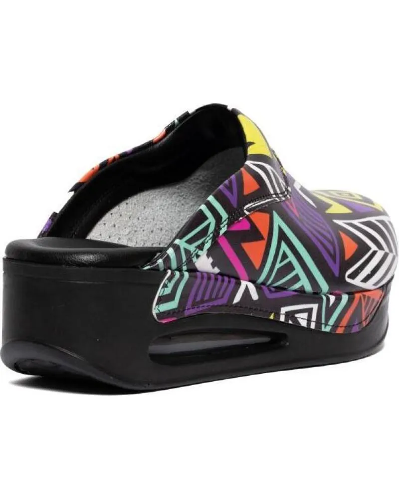 Zuecos de Mujer ZUEKOOS ZUECO SANITARIO TRIANGLES NEGRO